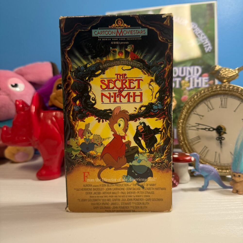 The Secret of NIMH VHS 1982 • Don Bluth • Cartoon Moviestars • Tested Works